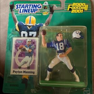 Peyton Manning Action Figure - Blue and White
